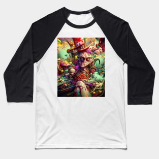 Fear And Loathing In Wonderland #68 Baseball T-Shirt